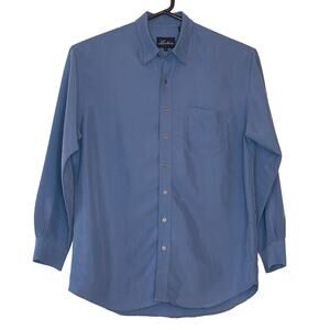 Lucchese Classics Western Shirt Men L Blue Long Sleeve Button Rodeo Ranch *Read